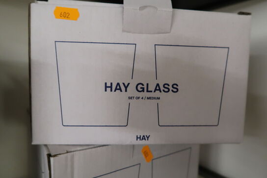 4 stk. glas HAY Glass Medium
