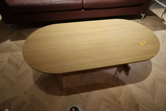 Sofabord FOGIA Koku / Oval Large - Lacquered Oak