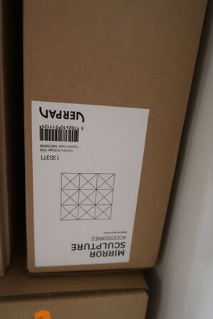 Skulptur VERPAN Mirror Sculpture