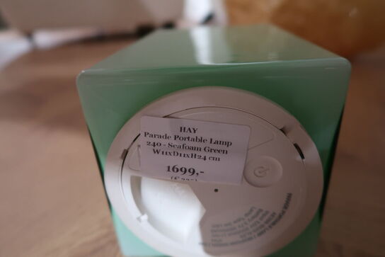 Bordlampe HAY Parade Portable Lamp 240 - Seafoam Green
