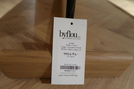 Sofabord FOGIA Koku / Oval Large - Lacquered Oak