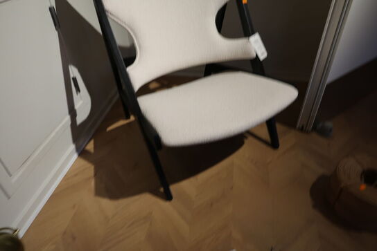 Lænestol AUDO COPENHAGEN Knitting Lounge Chair Black Oak / Barnum