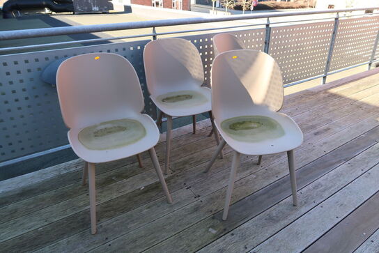 4 stk. havestole GUBI Beetle Chair