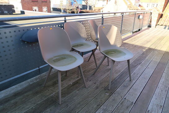 4 stk. havestole GUBI Beetle Chair