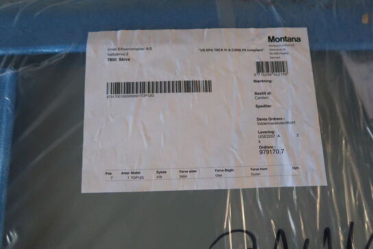 Topplade MONTANA Top12G Glas