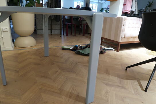 Spisebord HAY Rey Table Slate Blue / Gull