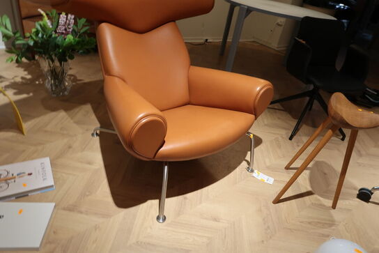 Lænestol H.J. WEGNER Fredericia Furniture Ox Chair 1000 Max 95 Cognac