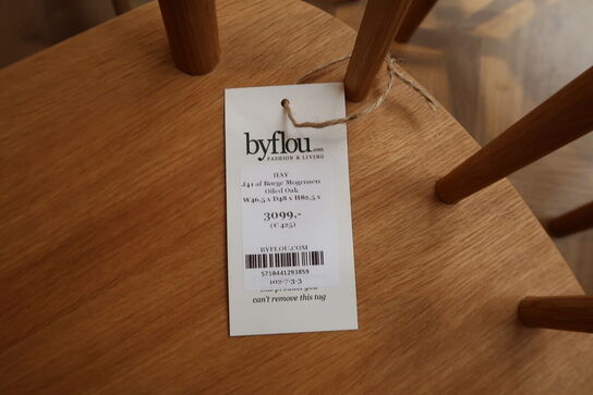 4 stk. spisebordsstole HAY J41 Af Børge Morgensen Oiled Oak