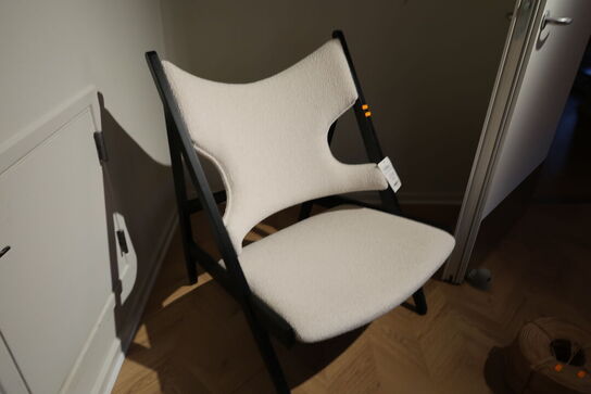 Lænestol AUDO COPENHAGEN Knitting Lounge Chair Black Oak / Barnum