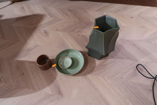 Div. Fade og vase HKLIVING, FERM LIVING