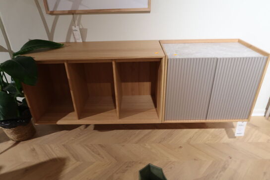 Reol/skabsystem VIPP Cabinet - Vipp675 H5: Light Oak Veneer