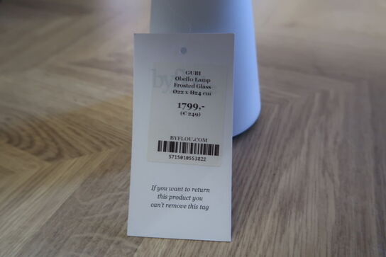 Bordlampe GUBI Obello Lamp Frosted Glass