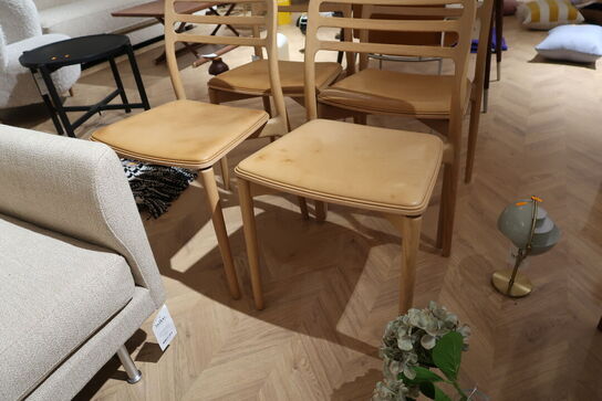 4 stk. spisebordsstole VIPP Cabin Chair - VIPP481 Vacona Stand / Light