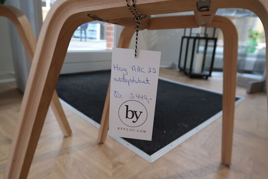 2 stk. spisebordsstole HAY AAC 22 Sædepolstret