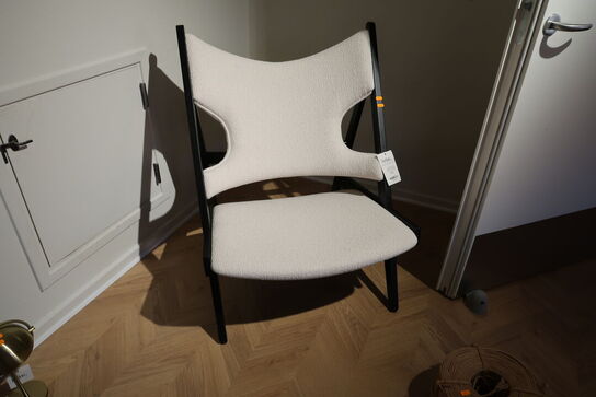 Lænestol AUDO COPENHAGEN Knitting Lounge Chair Black Oak / Barnum