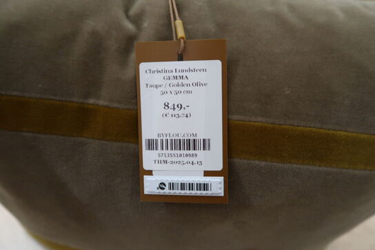 Pude CHRISTINA LUNDSTEEN Gemma Taupe / Golden Olive