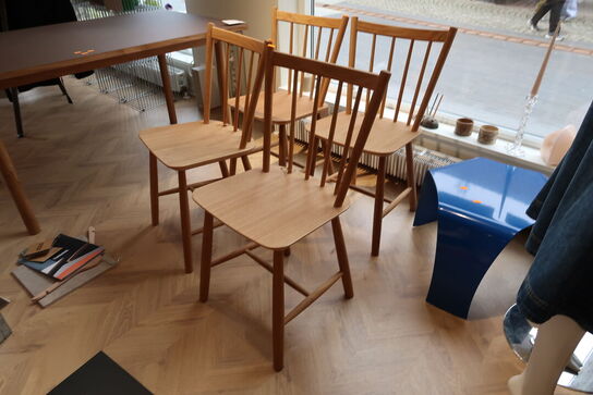 4 stk. spisebordsstole HAY J41 Af Børge Morgensen Oiled Oak