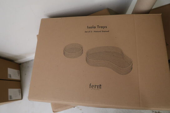2 stk. bakker FERM LIVING Isola Trays
