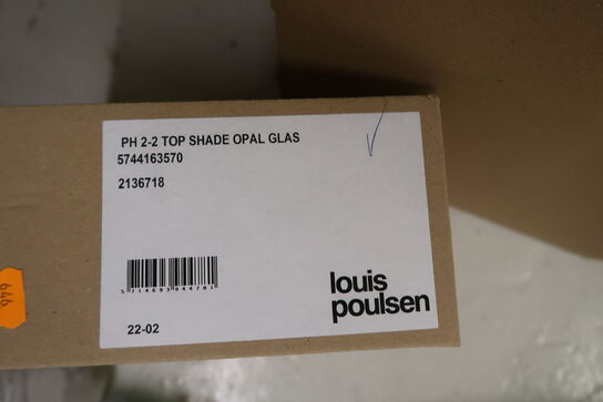 Lampeskærm LOUIS POULSEN PH 2-2 TOP SHADE OPAL GLAS