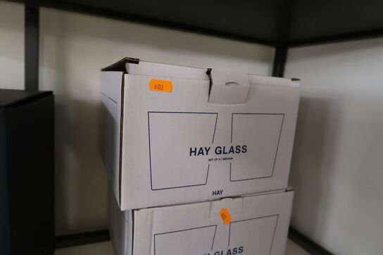 4 stk. glas HAY Glass Medium