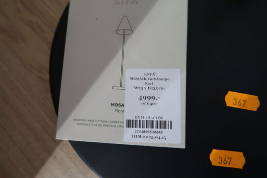 Gulvlampe HAY Mosaik Sort