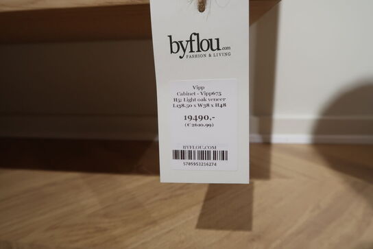 Reol/skabsystem VIPP Cabinet - Vipp675 H5: Light Oak Veneer