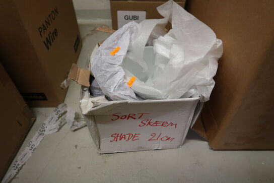 Lampeskærm Sort Shade 21 cm