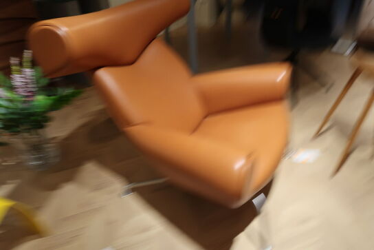 Lænestol H.J. WEGNER Fredericia Furniture Ox Chair 1000 Max 95 Cognac