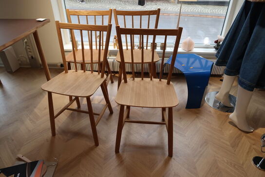 4 stk. spisebordsstole HAY J41 Af Børge Morgensen Oiled Oak