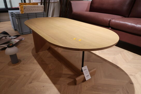 Sofabord FOGIA Koku / Oval Large - Lacquered Oak