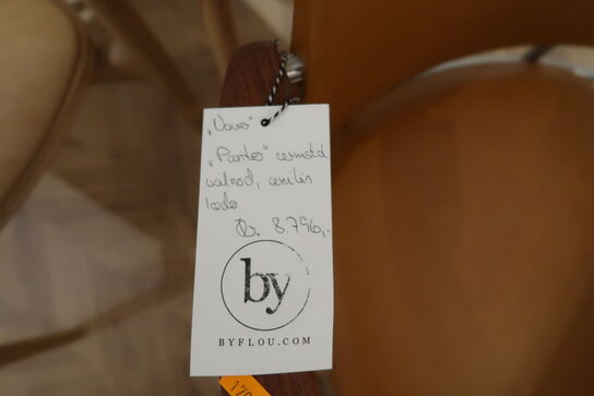 Kontorstol NAVER COLLECTION Panter Armstol Valnød / Anilin Læder