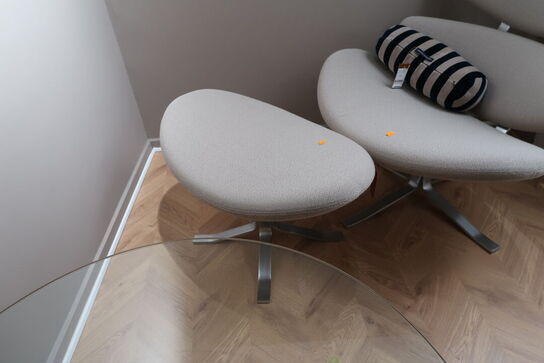 Lænestol POUL M. VOLTHER Corona med Fodskammel