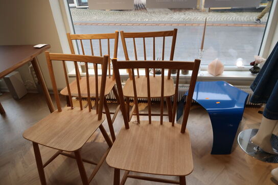 4 stk. spisebordsstole HAY J41 Af Børge Morgensen Oiled Oak