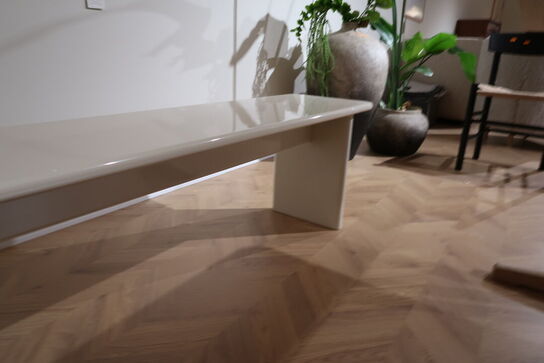 Spisebord FERM LIVING Rink Bnech 140 Eggshell