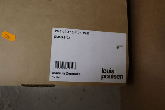 Lampeskærm LOUIS POULSEN PH 3½ TOP SHAPE, WHT