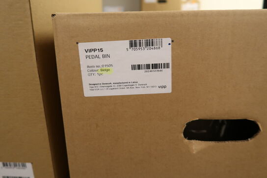 Pedalspand VIPP 15 Beige