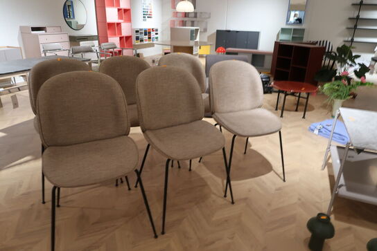 6 stk. spisebordsstole GUBI Beetle Dining Chair