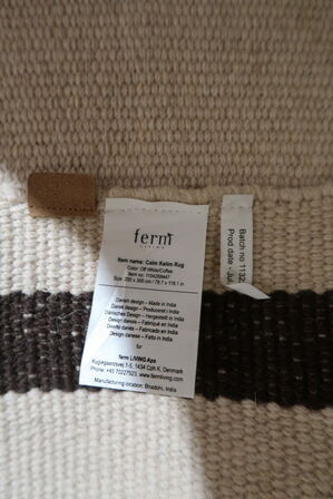 Tæppe FERM LIVING Calm Kelim Rug