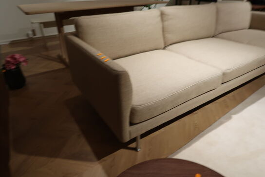 Sofa FREDERICIA FURNITURE Calmo Sofa 80 5623 By ECRITURE 240 / Chrome