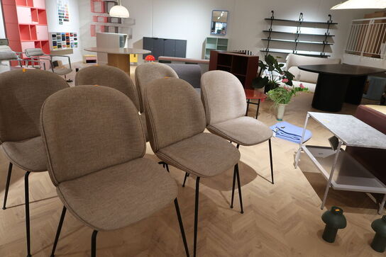 6 stk. spisebordsstole GUBI Beetle Dining Chair