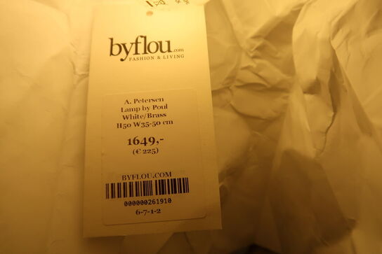 Pendel A. PETERSEN Lamp By Poul White/Brass