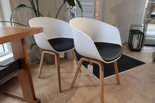 2 stk. spisebordsstole HAY AAC 22 Sædepolstret