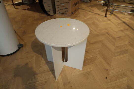 Sidebord AUDO COPENHAGEN Androgyne Side Table Crystal Rose Marble