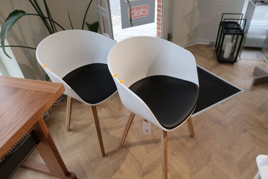 2 stk. spisebordsstole HAY AAC 22 Sædepolstret