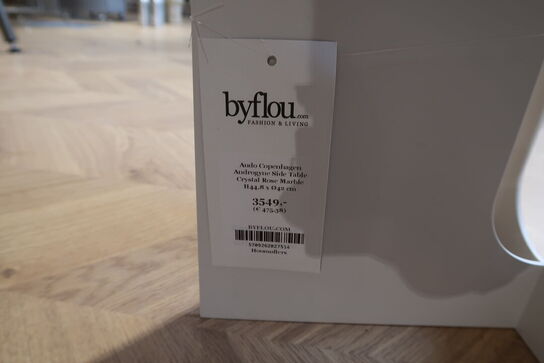 Sidebord AUDO COPENHAGEN Androgyne Side Table Crystal Rose Marble