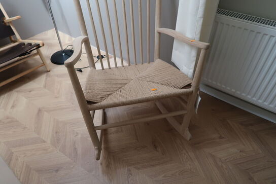 Lænestol H.J. WEGNER Fredericia Furniture J16 Rocking Soaped Oak / Natural