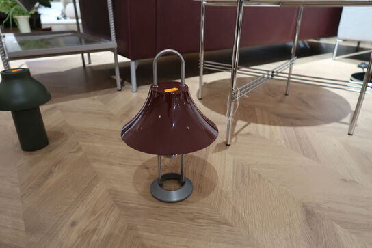 Bordlampe HAY Mousqueton Portable Iron Red