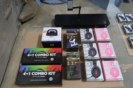 Diverse gamer udstyr