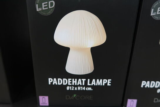 2 stk. Paddehat lampe 