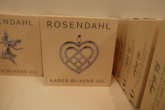 8 pk. Rosendahl Karen Blixens jul sølv